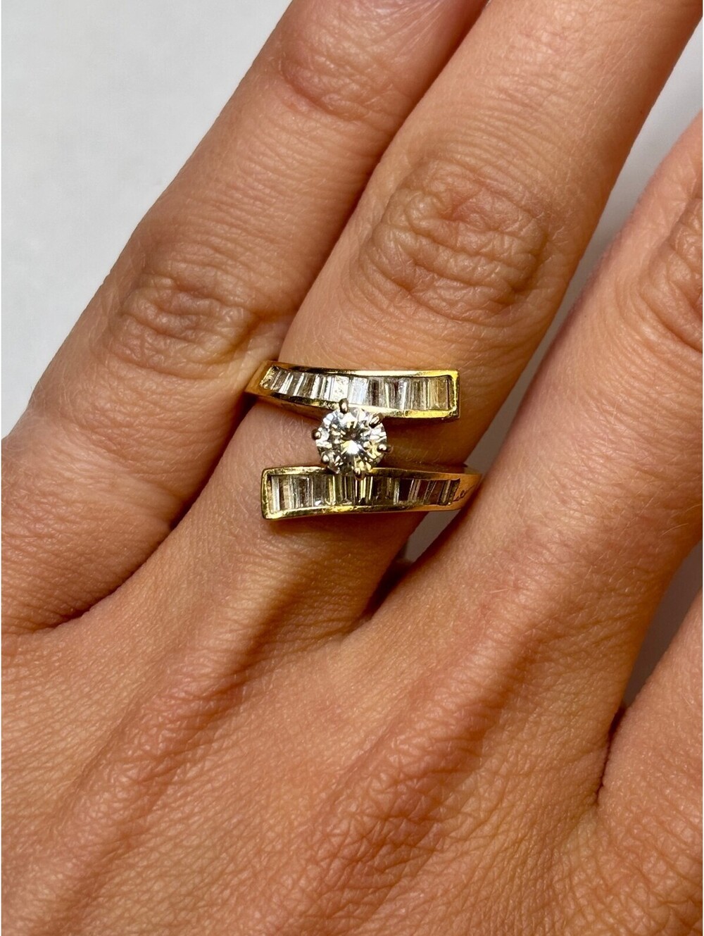 14k Yellow Gold Diamond Ring